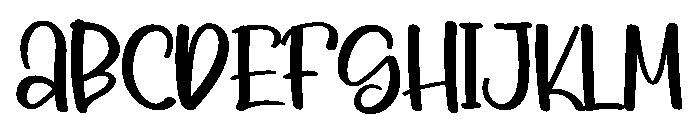 Breaky Display Font UPPERCASE