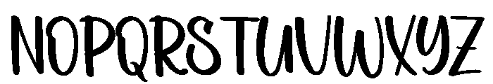 Breaky Display Font UPPERCASE