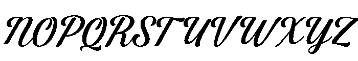 Breanie Font UPPERCASE