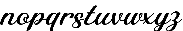 Breanie Font LOWERCASE