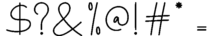 Breathe Peace Font OTHER CHARS