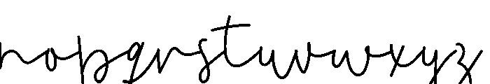 Breathe Peace Font LOWERCASE