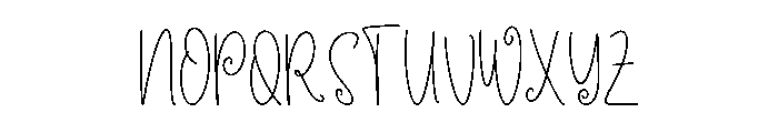Breathing Regular Font UPPERCASE