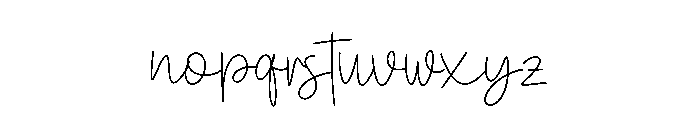 Breathing Regular Font LOWERCASE