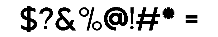 Bredia Regular Font OTHER CHARS