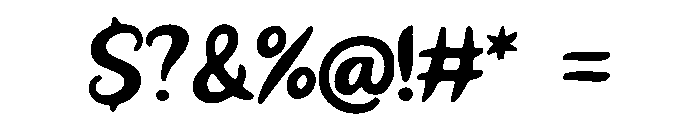Breezey Font OTHER CHARS