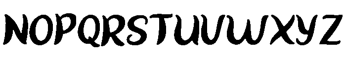 Breezey Font UPPERCASE