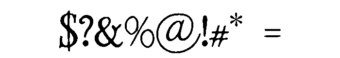 Breezy_Script Font OTHER CHARS