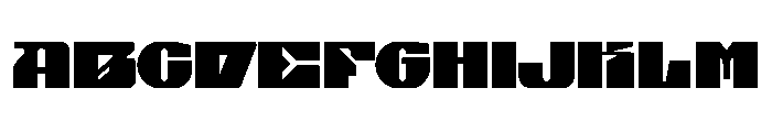 Breikn Font UPPERCASE