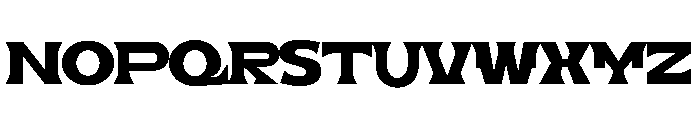 Brekid Font UPPERCASE
