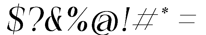 Brelist Regular Font OTHER CHARS