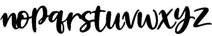 Breluno Regular Font LOWERCASE