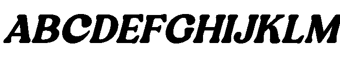 Bremlin-Italic Font UPPERCASE