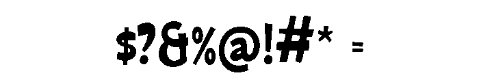 Brency Regular Font OTHER CHARS