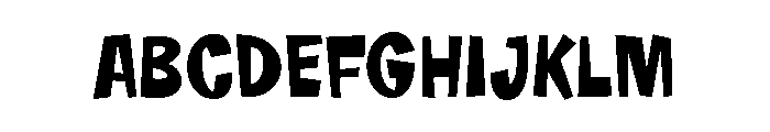 Brency Regular Font UPPERCASE