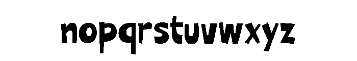 Brency Regular Font LOWERCASE