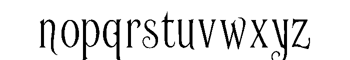 Brentford Font LOWERCASE