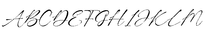 Brethany Font UPPERCASE
