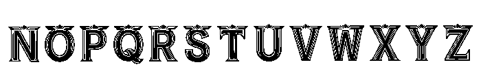 Brett Regular Font LOWERCASE