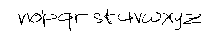 Brevano Regular Font LOWERCASE