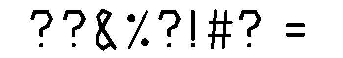 Brevon Marker Regular Font OTHER CHARS