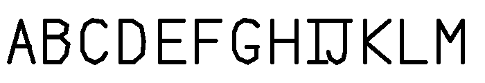 Brevon Marker Regular Font UPPERCASE