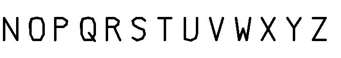 Brevon Marker Regular Font LOWERCASE