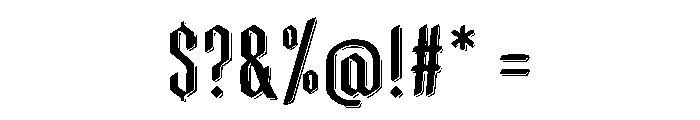 BrewVolt Font OTHER CHARS