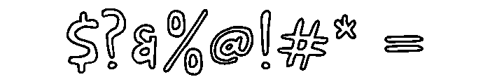 Brework Font OTHER CHARS