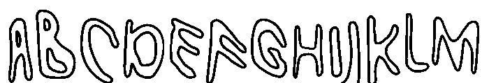 Brework Font UPPERCASE