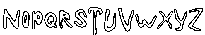 Brework Font UPPERCASE