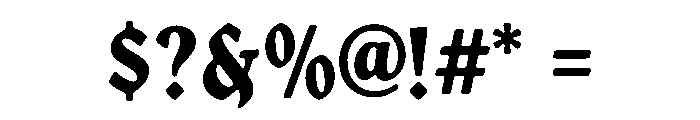 Brewstone Font OTHER CHARS