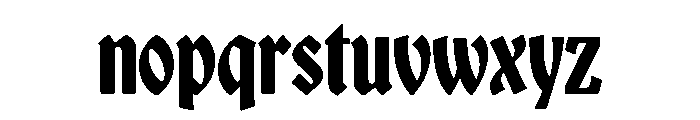 Brewstone Font LOWERCASE