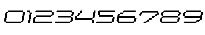 Brezsign Oblique Font OTHER CHARS