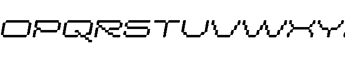 Brezsign Oblique Font UPPERCASE