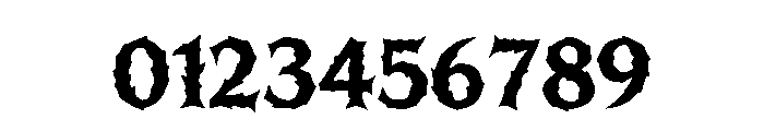 Briarfang Gothic Regular Font OTHER CHARS