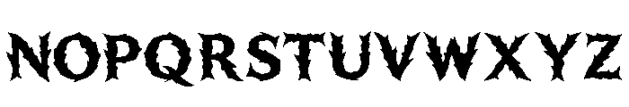 Briarfang Gothic Regular Font UPPERCASE