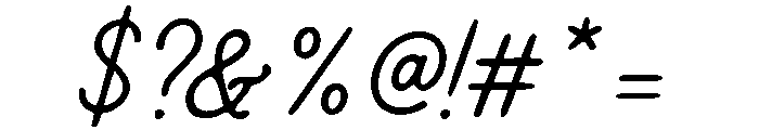 Briarhill Script Font OTHER CHARS