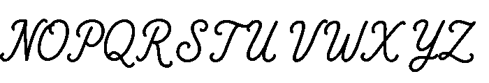 Briarhill Script Font UPPERCASE