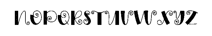Brich Library Font UPPERCASE