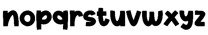 Brick Bold Font LOWERCASE