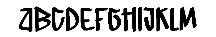 Brick Heart Font UPPERCASE