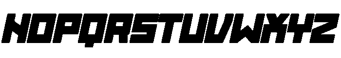 Brick Italic Font LOWERCASE