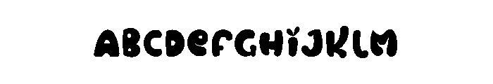 Brick Love Font UPPERCASE