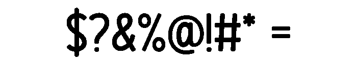 Brick Stacked Regular Font OTHER CHARS