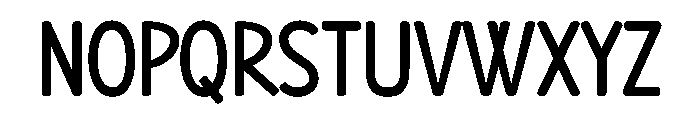 Brick Stacked Regular Font LOWERCASE