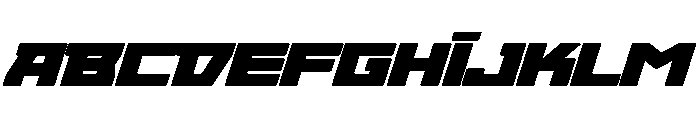 Brick Wide Font UPPERCASE