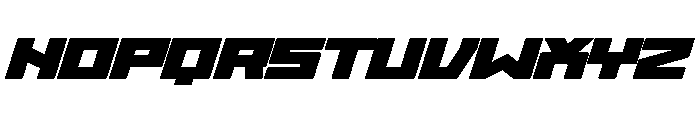 Brick Wide Font LOWERCASE