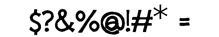 BrickForce Font OTHER CHARS