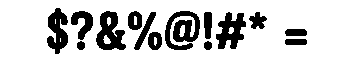 Brickhaus Font OTHER CHARS